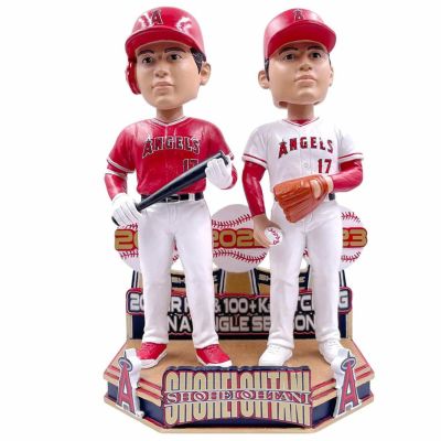 MLB 大谷翔平 エンゼルス ボブルヘッド 【223個限定】20 Home Run 100 Strikeout Dual Bobblehead フィギュア FOCO