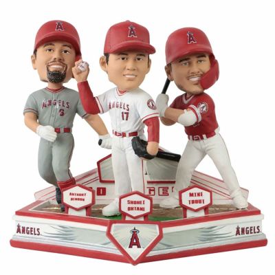 MLB 大谷翔平 マイク・トラウト アンソニー・レンドン エンゼルス ボブルヘッド トリプル Bobblehead フィギュア FOCO