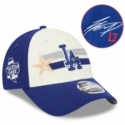 MLB 大谷翔平 ドジャース キャップ 【海外カスタム】オールスターゲーム2024 ワークアウト 9FORTY サイン刺繍 ニューエラ/New Era【2411FSPR】