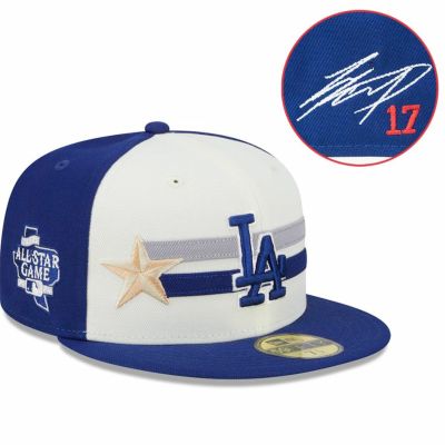 MLB 大谷翔平 ドジャース キャップ 【海外カスタム】オールスターゲーム2024 ワークアウト 59FIFTY サイン刺繍 ニューエラ/New Era【2411FSPR】