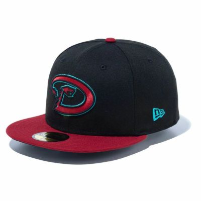 MLB ダイヤモンドバックス キャップ オーセンティック オンフィールド 59FIFTY ニューエラ/New Era ロード2024  ブラック/クリムゾン【nejp】