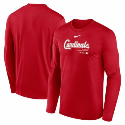 MLB カージナルス Tシャツ オーセンティックコレクション Practice Performance ロングスリーブ ナイキ/Nike スポーツレッド