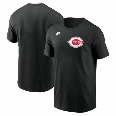 MLB シンシナティ・レッズ Tシャツ クーパーズタウン Cooperstown Wordmark T-Shirt ナイキ/Nike ブラック