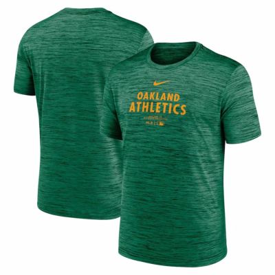 MLB アスレチックス Tシャツ オーセンティックコレクション プラクティス T-Shirt ナイキ/Nike プログリーン