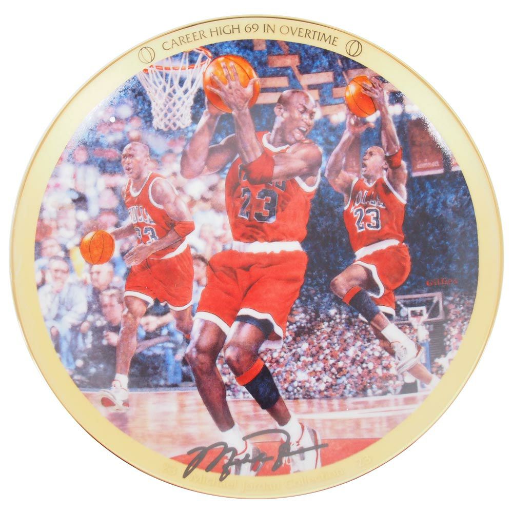 NBA ブルズ マイケル・ジョーダン コレクター プレート キャリアハイ 