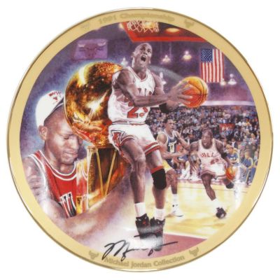 NBA ブルズ マイケル・ジョーダン コレクター プレート 1991