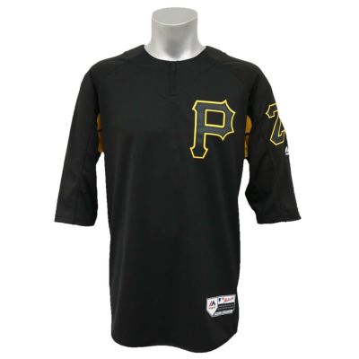 リニューアル記念メガセール MLB パイレーツ アンドルー・マカチェン 選手着用 BP ユニフォーム マジェスティック/Majestic ブラック 