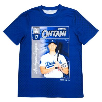 MLB 大谷翔平 ドジャース Tシャツ 【海外版】コミック Comic Sublimated Tee FOCO ロイヤル oh24gd【2411FSPR】