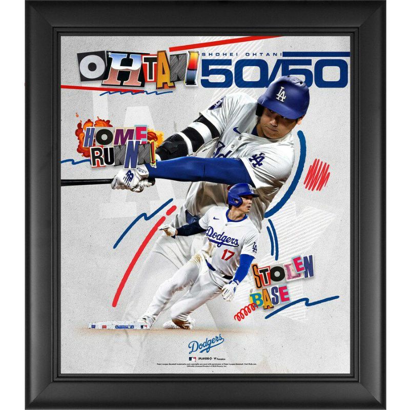 MLB 大谷翔平 ドジャース フォトフレーム 50/50達成記念 Club 15 x 17 Collage Framed Fanatics |  セレクション | MLB NBA NFL プロ野球グッズ専門店 公式オンラインストア