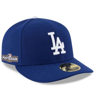 MLB ドジャース キャップ ポストシーズン 2024 Side Patch 59FIFTY ロープロファイル ニューエラ/New Era ロイヤル【2411FSPR】