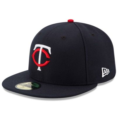 前田健太選手 所属 ミネソタ・ツインズ キャップ ニューエラ NEW ERA  MLB オーセンティック オンフィールド 59FIFTY ホーム 平つば キャップ 特集【nejp】