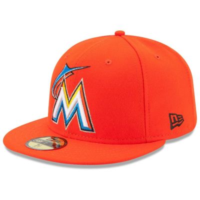 マーリンズ キャップ ニューエラ NEW ERA MLB オーセンティック オン