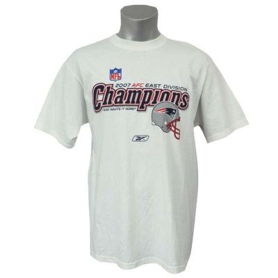 NFL ペイトリオッツ 2007 AFC 東地区 優勝記念 Tシャツ リーボック