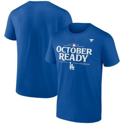 MLB ドジャース Tシャツ 2024 MLB ポストシーズン ロッカールーム T-Shirt Fanatics ロイヤル