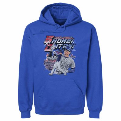 MLB 大谷翔平 ドジャース パーカー 【New Model】 50/50達成記念 Club Vintage フーディー 500Level ロイヤルブルー