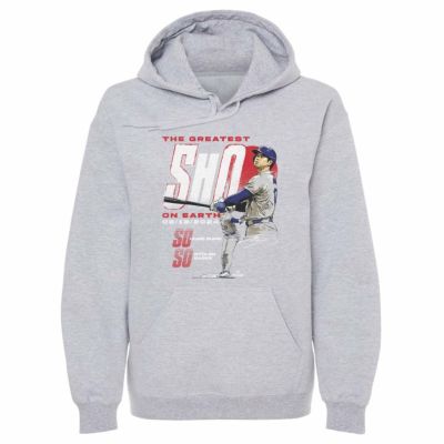MLB 大谷翔平 ドジャース パーカー 【New Model】 50/50達成記念 Club フーディー 500Level グレー