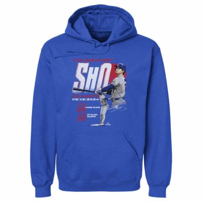 MLB 大谷翔平 ドジャース パーカー 【New Model】 50/50達成記念 Club フーディー 500Level ロイヤルブルー