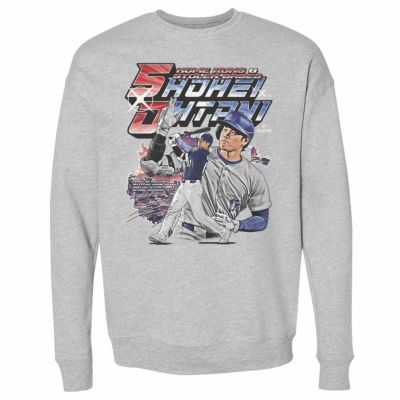 MLB 大谷翔平 ドジャース スウェット 【New Model】 50/50達成記念 Club Vintage Club クルーネック 500Level グレー