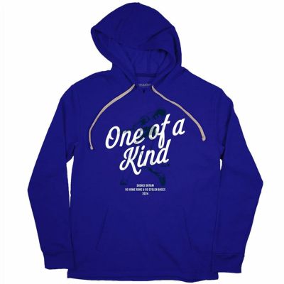 MLB 大谷翔平 ドジャース パーカー 【海外限定版】One of a Kind 50/50達成記念 Hoodie BreakingT ロイヤル