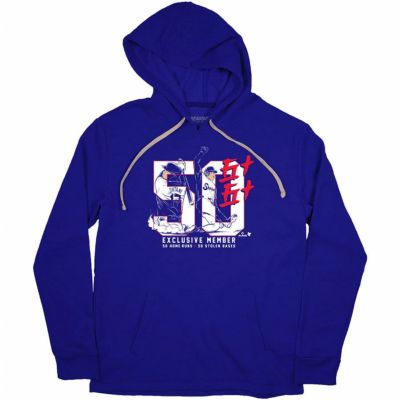 MLB 大谷翔平 ドジャース パーカー 【海外限定版】 50/50達成記念 Hoodie BreakingT ロイヤル