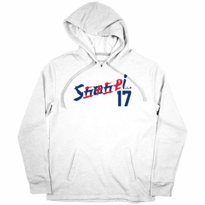 MLB 大谷翔平 ドジャース パーカー 【海外限定版】 Kanji 50/50達成記念 Text Hoodie BreakingT ホワイト