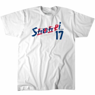 MLB 大谷翔平 ドジャース Tシャツ 【海外限定版】 Kanji 50/50達成記念 Text T-Shirt BreakingT ホワイト