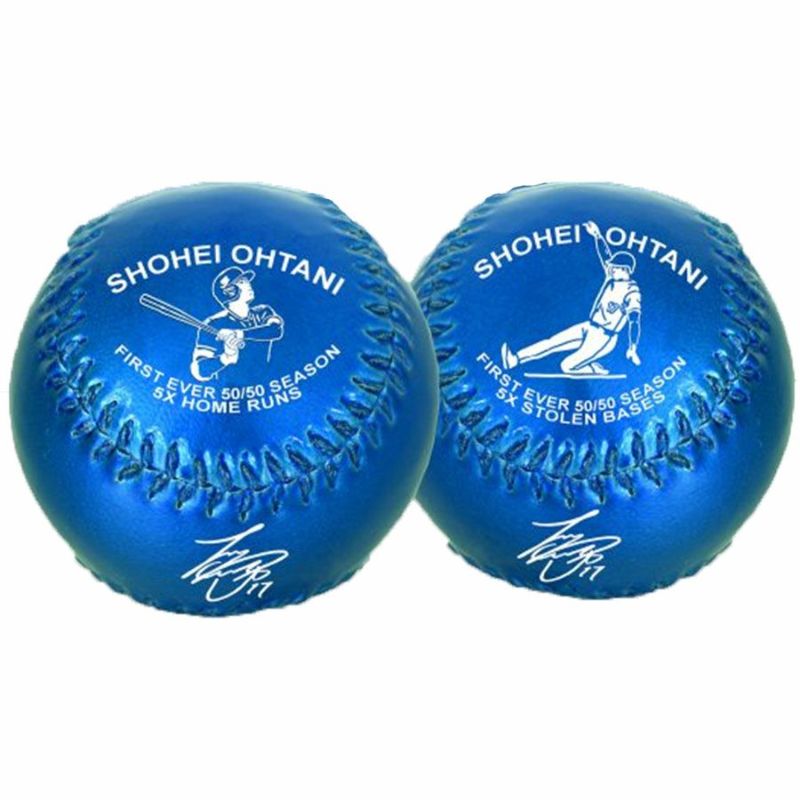 MLB 大谷翔平 ドジャース ボールセット Record 50/50達成記念 Season Two Ball Set Big Time Bats  ロイヤル | セレクション | MLB NBA NFL プロ野球グッズ専門店 公式オンラインストア