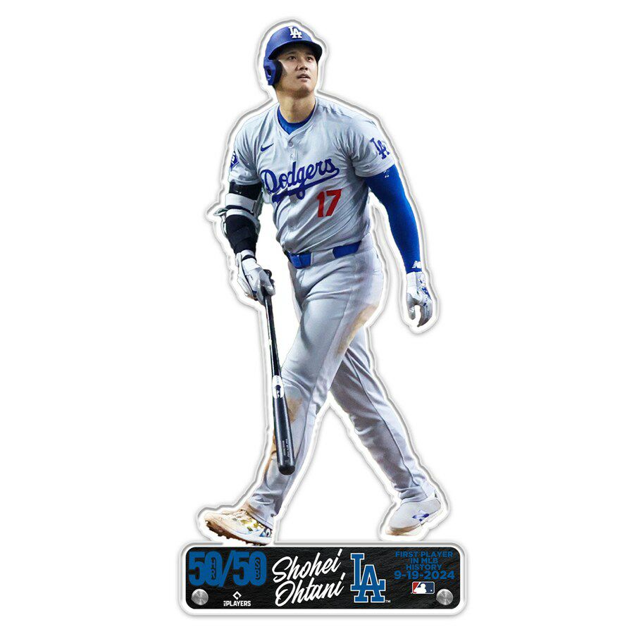 MLB 大谷翔平 ドジャース アクリルプレート Limited Edition 50/50達成 