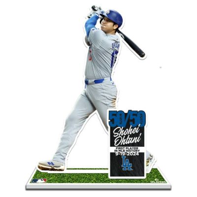 MLB 大谷翔平 ドジャース フォトスタンド Limited Edition 50/50達成記念 スタンディー Desktop Display HR【2411FSPR】