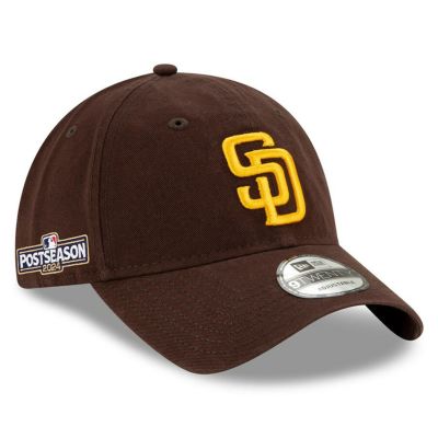 MLB パドレス キャップ 2024 MLB ポストシーズン進出記念 Side Patch 9TWENTY Adjustable Hat ニューエラ/New Era ブラウン