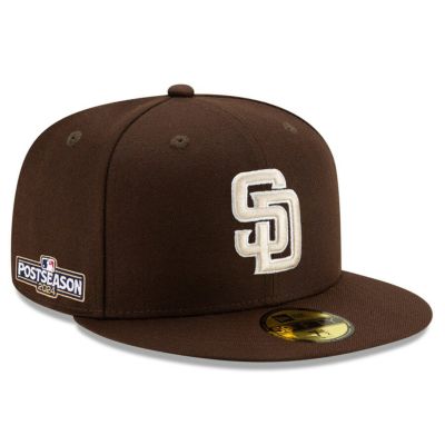 MLB パドレス キャップ 2024 MLB ポストシーズン進出記念 Side Patch 59FIFTY Fitted Hat ニューエラ/New Era ブラウン