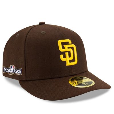 MLB パドレス キャップ 2024 MLB ポストシーズン進出記念 Side Patch Low Profile 59FIFTY Fitted Hat ニューエラ/New Era ブラウン