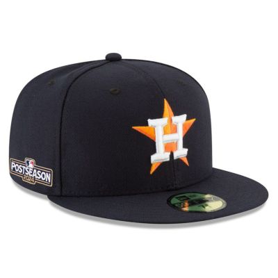 MLB アストロズ キャップ 2024 MLB ポストシーズン進出記念 Side Patch 59FIFTY Fitted Hat ニューエラ/New Era ネイビー