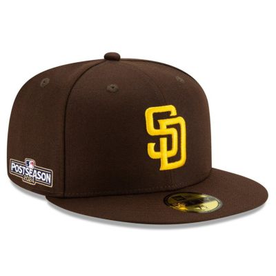 MLB パドレス キャップ 2024 MLB ポストシーズン進出記念 Side Patch 59FIFTY Fitted Hat ニューエラ/New Era ブラウン