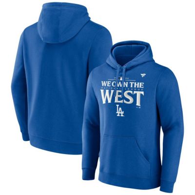 MLB ドジャース パーカー 2024 NL West ディビジョン優勝記念 ロッカールーム Pullover Hoodie Fanatics ロイヤル