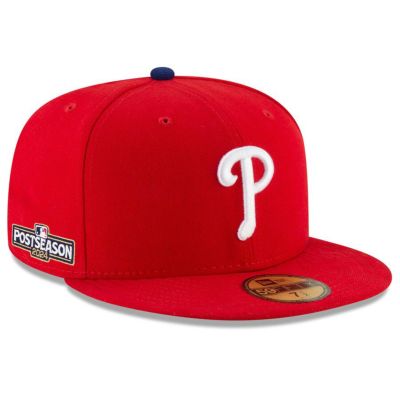 MLB フィリーズ キャップ 2024 MLB ポストシーズン進出記念 Side Patch 59FIFTY Fitted Hat ニューエラ/New Era レッド