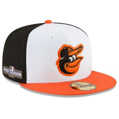 MLB オリオールズ キャップ 2024 MLB ポストシーズン進出記念 Side Patch 59FIFTY Fitted Hat ニューエラ/New Era ホワイト