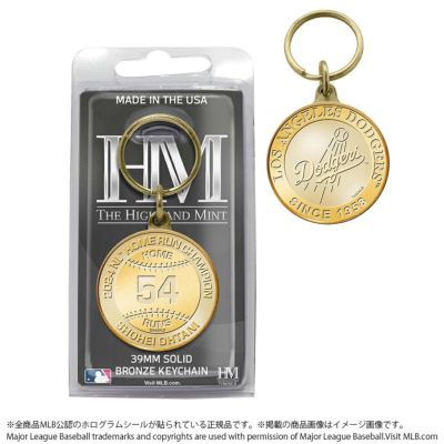 MLB 大谷翔平 ドジャース ドジャース大谷翔平2024 NL ホームラン王獲得記念 コインキーチェーン The Highland Mint