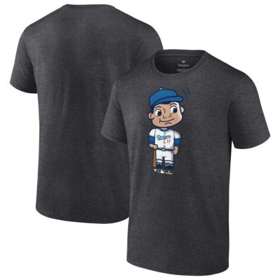 MLB 大谷翔平 ドジャース Tシャツ 17 Bobble T-Shirt Fanatics チャコール