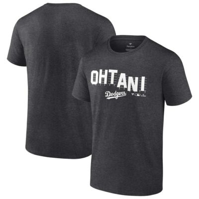 MLB 大谷翔平 ドジャース Tシャツ Hollywood T-Shirt Fanatics チャコール