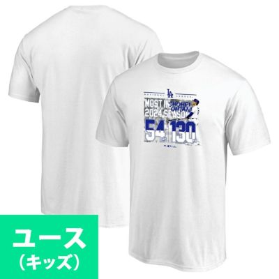 MLB 大谷翔平 ドジャース Tシャツ ユース キッズ ナショナルリーグ ホームラン王＆打点王獲得記念 Fanatics JP