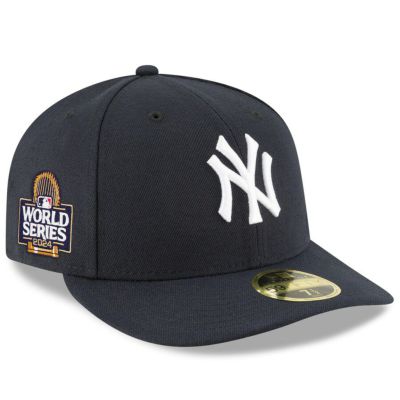 MLB ヤンキース キャップ 2024 ワールドシリーズ進出記念 Side Patch Low Profile 59FIFTY Fitted Hat ニューエラ/New Era ネイビー