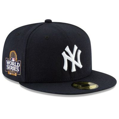 MLB ヤンキース キャップ 2024 ワールドシリーズ進出記念 Side Patch 59FIFTY Fitted Hat ニューエラ/New Era ネイビー