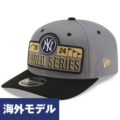 MLB ヤンキース キャップ 2024 アメリカンリーグ優勝記念 ロッカールーム 9SEVENTY Stretch-Snap Hat ニューエラ/New Era グレー