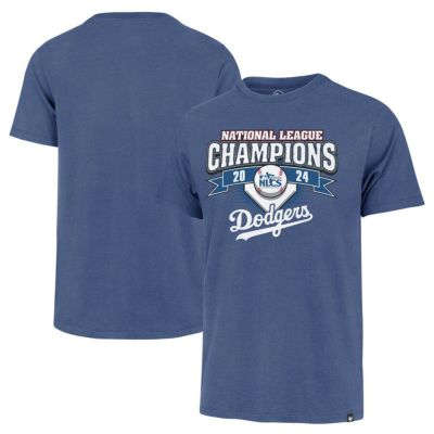 MLB ドジャース Tシャツ 2024 ナショナルリーグ優勝記念 Franklin T-Shirt 47Brand ロイヤル