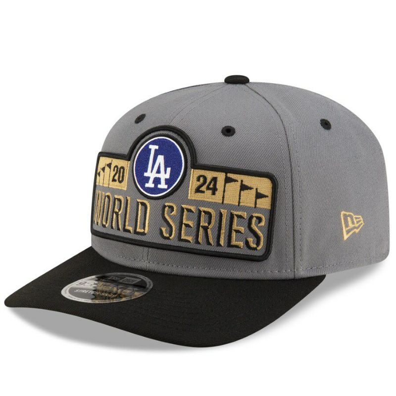 MLB ドジャース キャップ 2024 ナショナルリーグ優勝記念 ロッカールーム 9SEVENTY Stretch-Snap ニューエラ/New  Era グレー | セレクション | MLB NBA NFL プロ野球グッズ専門店 公式オンラインストア