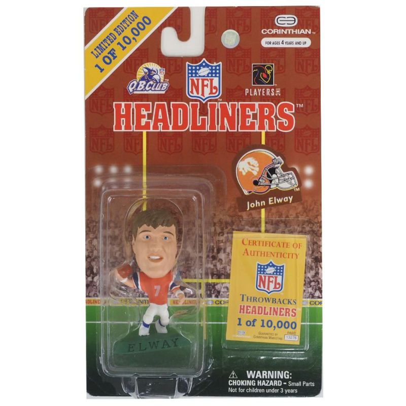 NFL ブロンコス ジョン・エルウェイ ヘッドライナーズ 1997 エディション スローバック NIB フィギュア コリンシアン/Corinthian  オルタネート レアアイテム | セレクション | MLB NBA NFL プロ野球グッズ専門店 公式オンラインストア