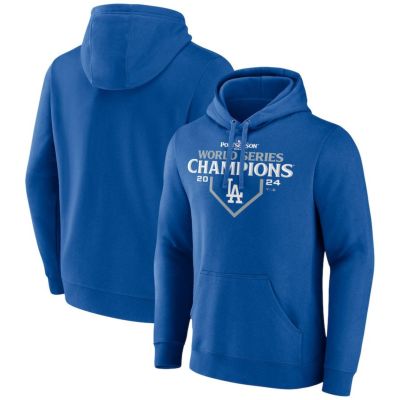 MLB ドジャース パーカー 【海外版】ワールドシリーズ2024優勝記念 Official Logo Pullover Hoodie Fanatics ロイヤル