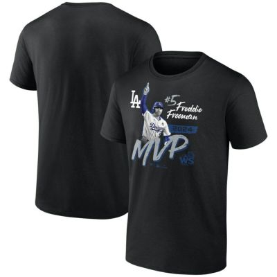 MLB フレディ・フリーマン ドジャース Tシャツ 【海外版】2024 World Series MVP Curveball T-Shirt Fanatics ブラック