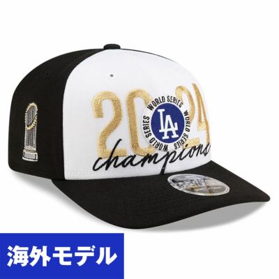 MLB ドジャース キャップ 【海外版】ワールドシリーズ2024優勝記念 ロッカールーム 9SEVENTY ニューエラ/New Era ブラック